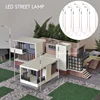 10 pcs Model LED Street Lamp Lighting Single Head Train Layout Landscape 1: 100 2
