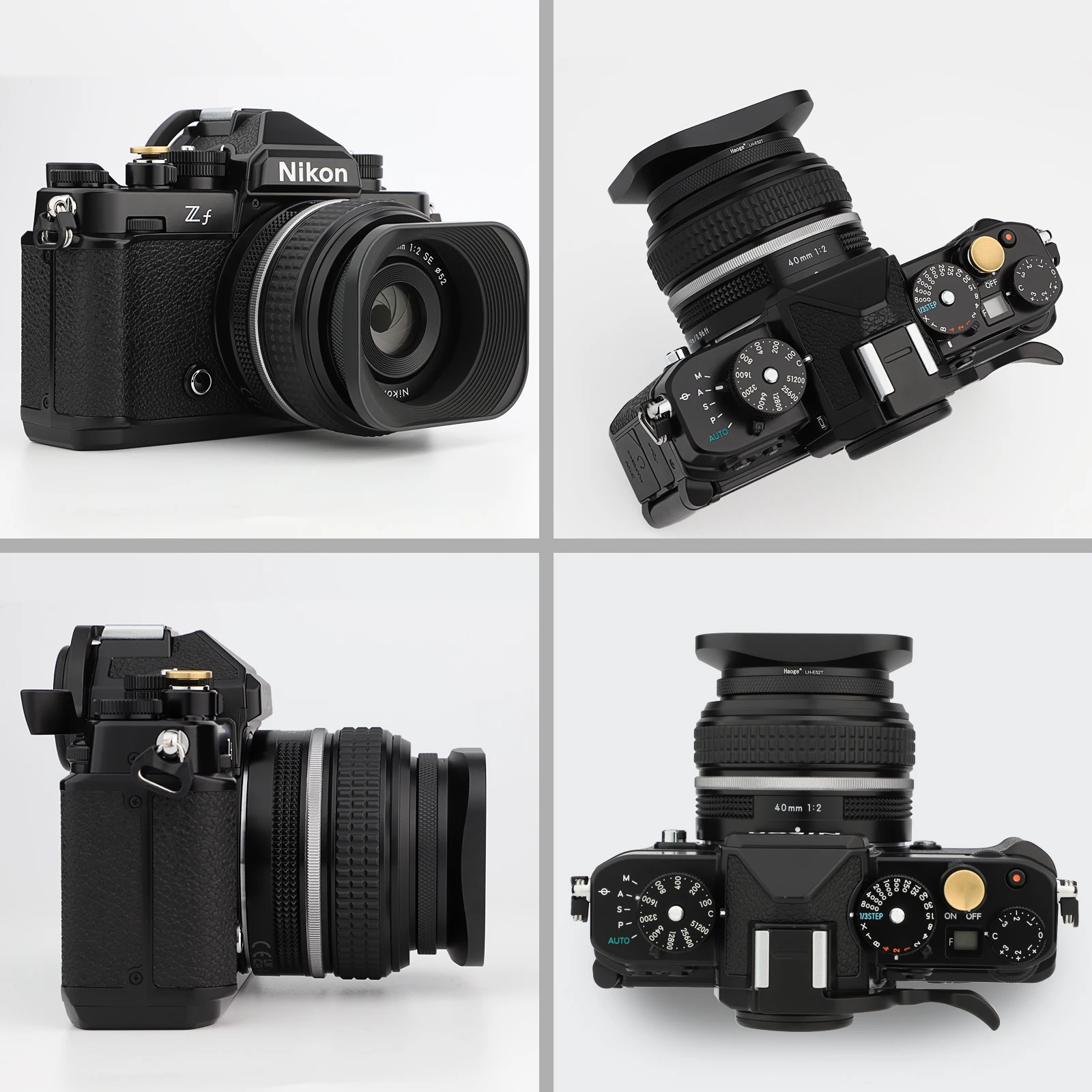 ハイオジメタルスクエアレンズフード、Nikon、z 40mm、f、2、z 28mm、f