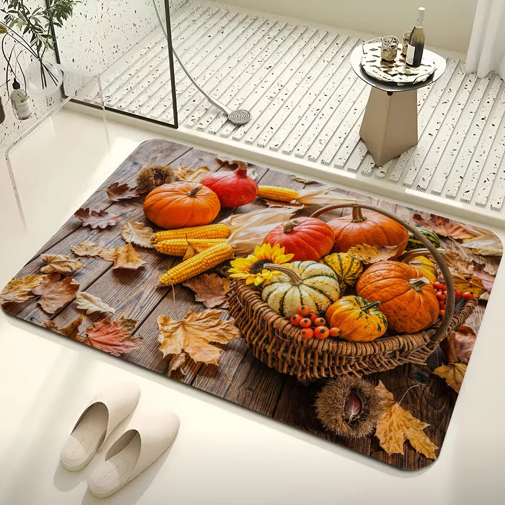 Autumn Pumpkin Pattern Cartoon Tapestry Bohemian Wall Tapestries Mandala Home Decor 6