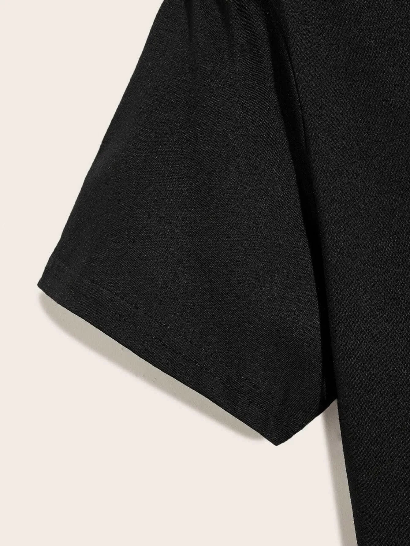 T-shirt imprimé soleil et lune pour décontracté, col rond, manches courtes, mode été, hauts, tenues pour hommes_voghion.com