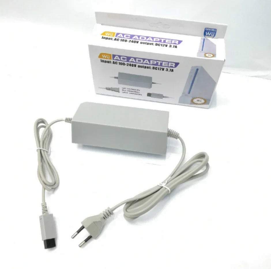 EU US Plug AC Adapter Wall Charger Power Supply Cord for Nintendo Wii Game Console 30pcs
