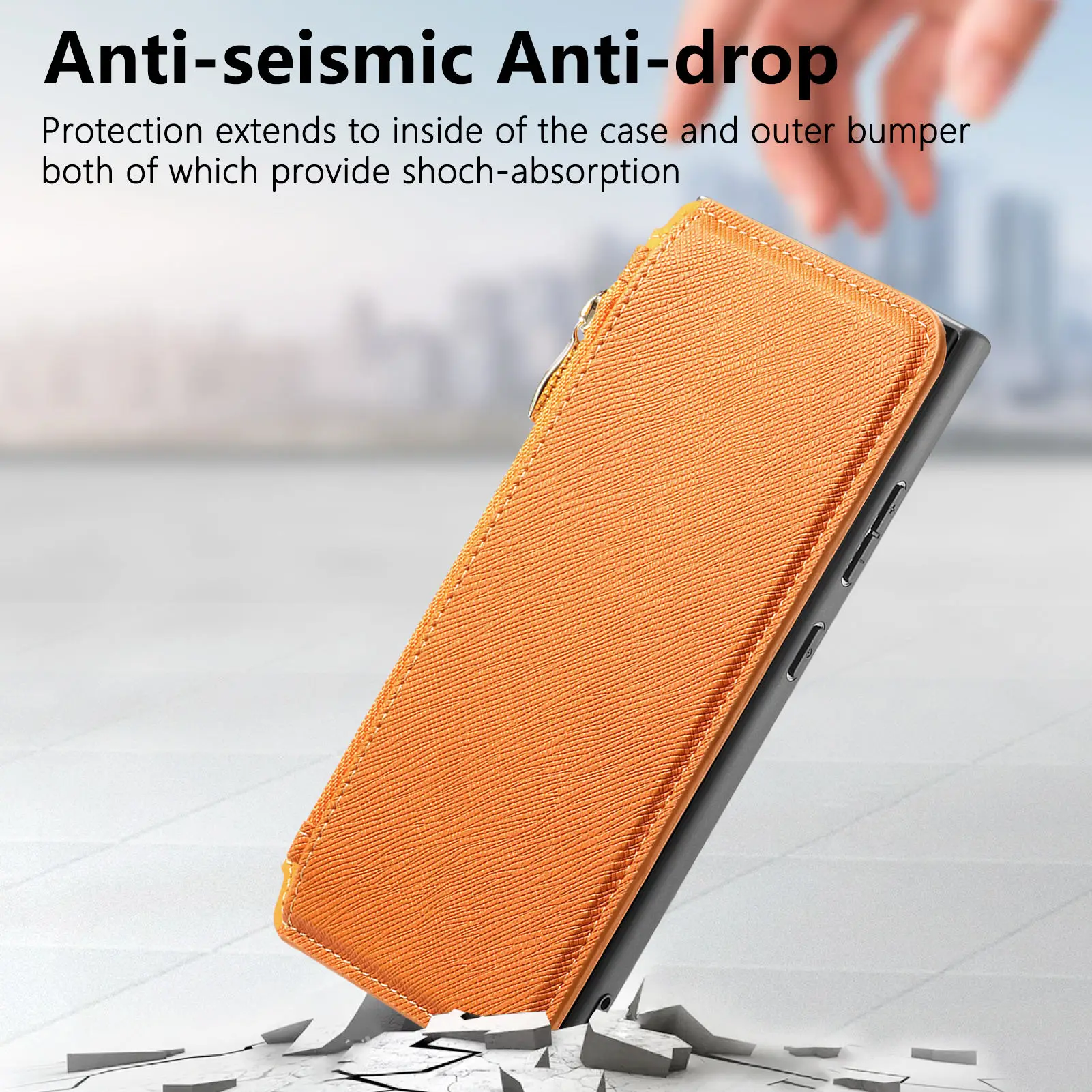 2 in 1 Detachable Magnetic Zipper Cards Solt Wallet Leather Case For Samsung Galaxy S24 Ultra S23 Plus A05 A35 A25 A15 A55 Cover_voghion.com