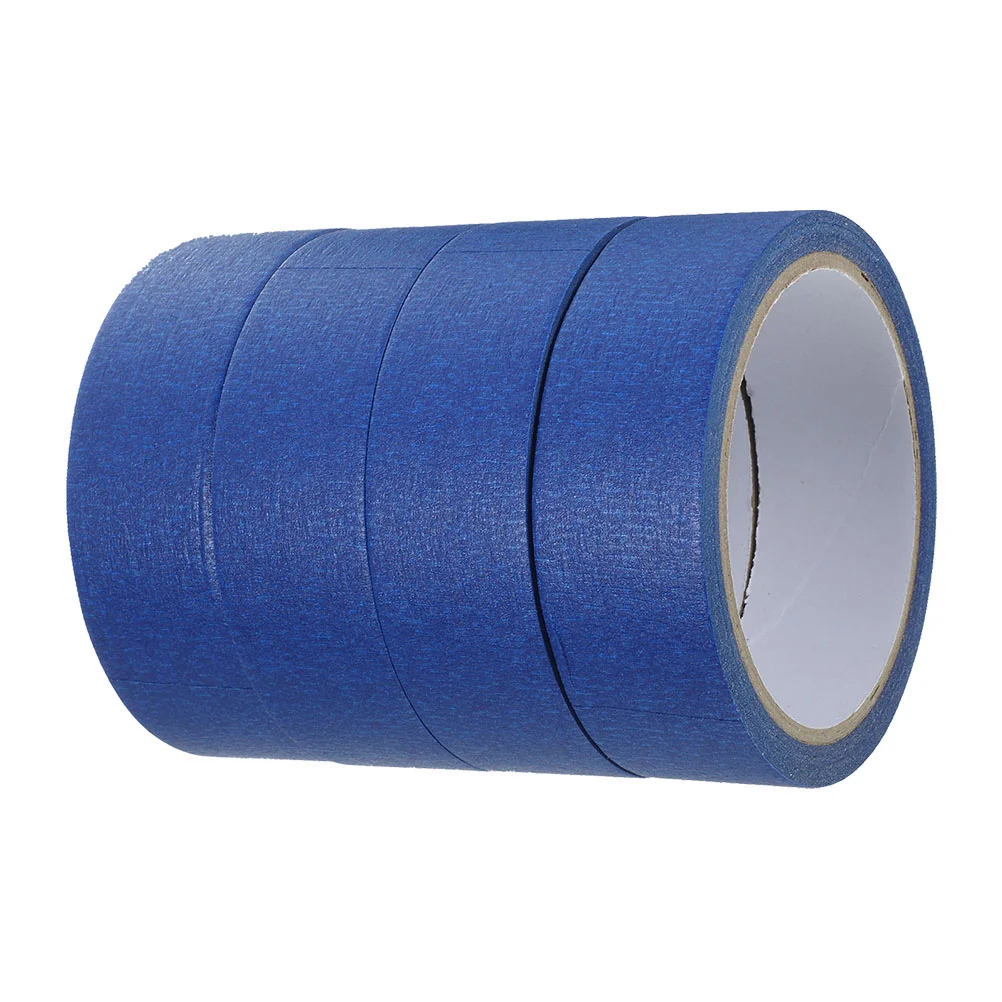 4 Rolls Masking Tape for Painting Colored Duct Seam Paper Labeling Crafts Artist