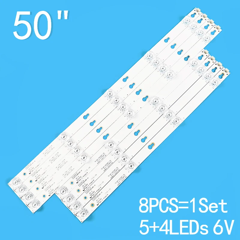 

New 8PCS/lot For 50" TV L50E5800A-UD 50D2900 50HR330M05A9 V4 50HR330M04A9 V4 4C-LB5004-HR13J 4C-LB5005-HR03J 50HR330M04B9 V4