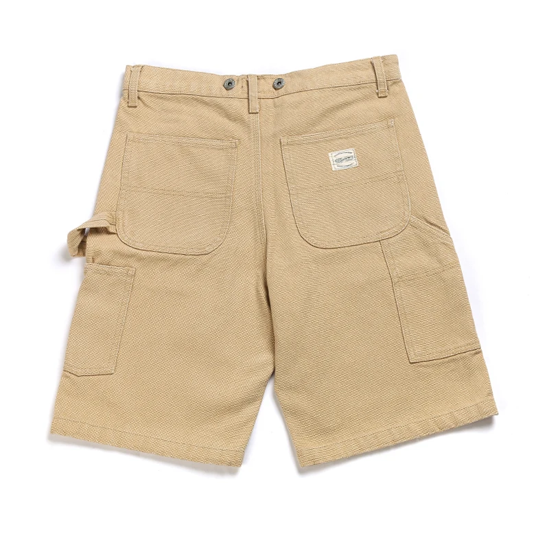 Workwear Shorts New Railway Striped X Y TYPE Camisole Shorts Canvas Workwear Shorts Suspenders Pants Summer Natural Denim Bib Overalls for Men