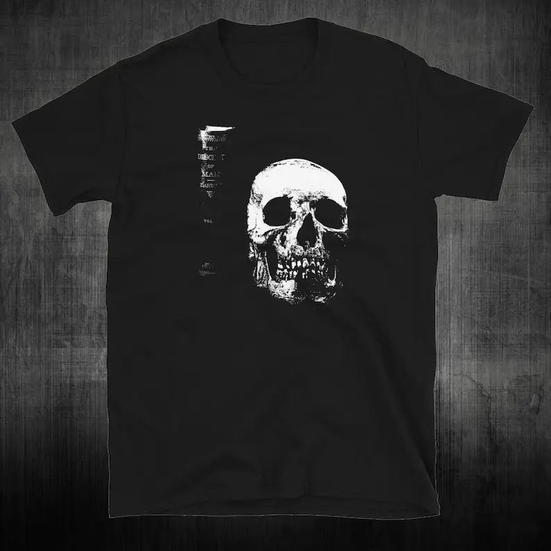 

Skull and Darwin shirt - Gothic, Goth, Occult, Cross, Skull, Satan, Hell, Paradise Lost, Gustave Dore, Albrecht Durer