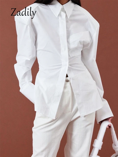 Backless Shirt White Poplin  Backless shirt, Backless, Shirts white