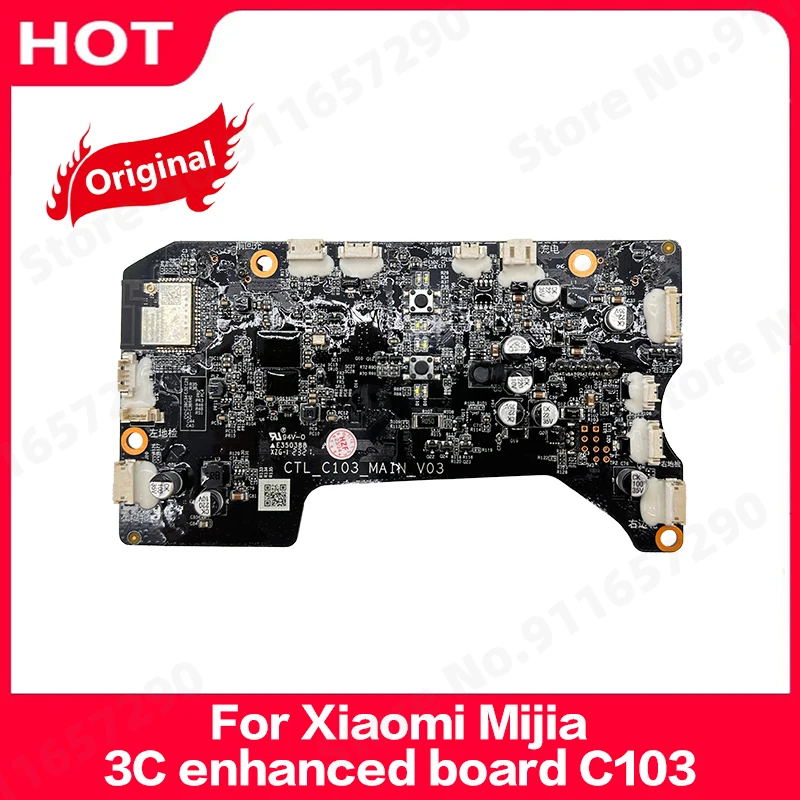 Placa Principal para Xiaomi Mijia 3c Placa Mãe Original para Aspirador Acessórios para Aspiradores Placa Melhorada C103