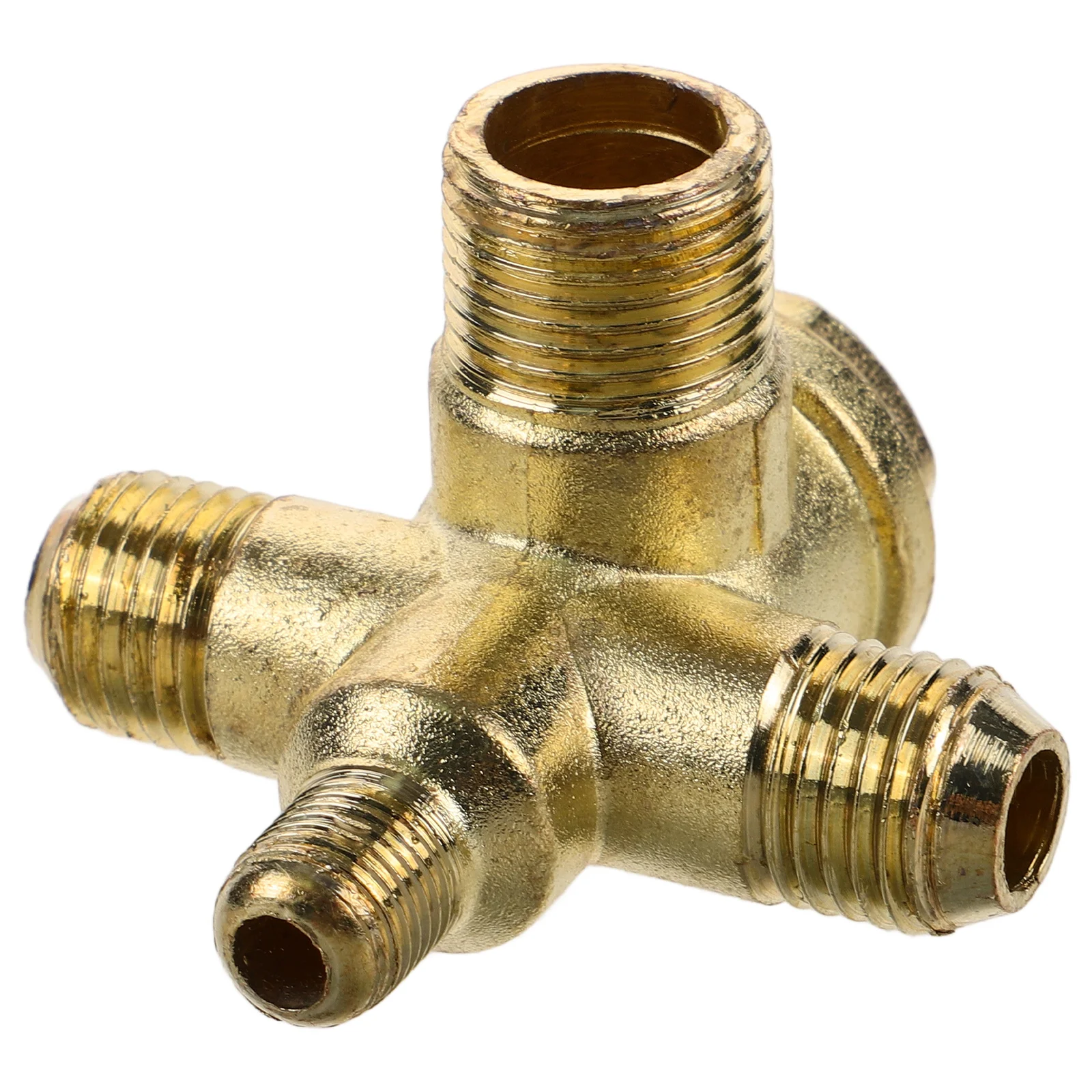 

Air Compressor Accessories 4 Ways Valve Pressure Attachments Connector Tube Check Accessory Bronze Zinc Pneumatic Joint Tool