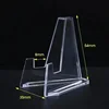 30-1PCS Acrylic Triangular Card Display Stand Mini Idol Photo Picture Holder Stands for Coin Sports Trading Cards Display Racks 6