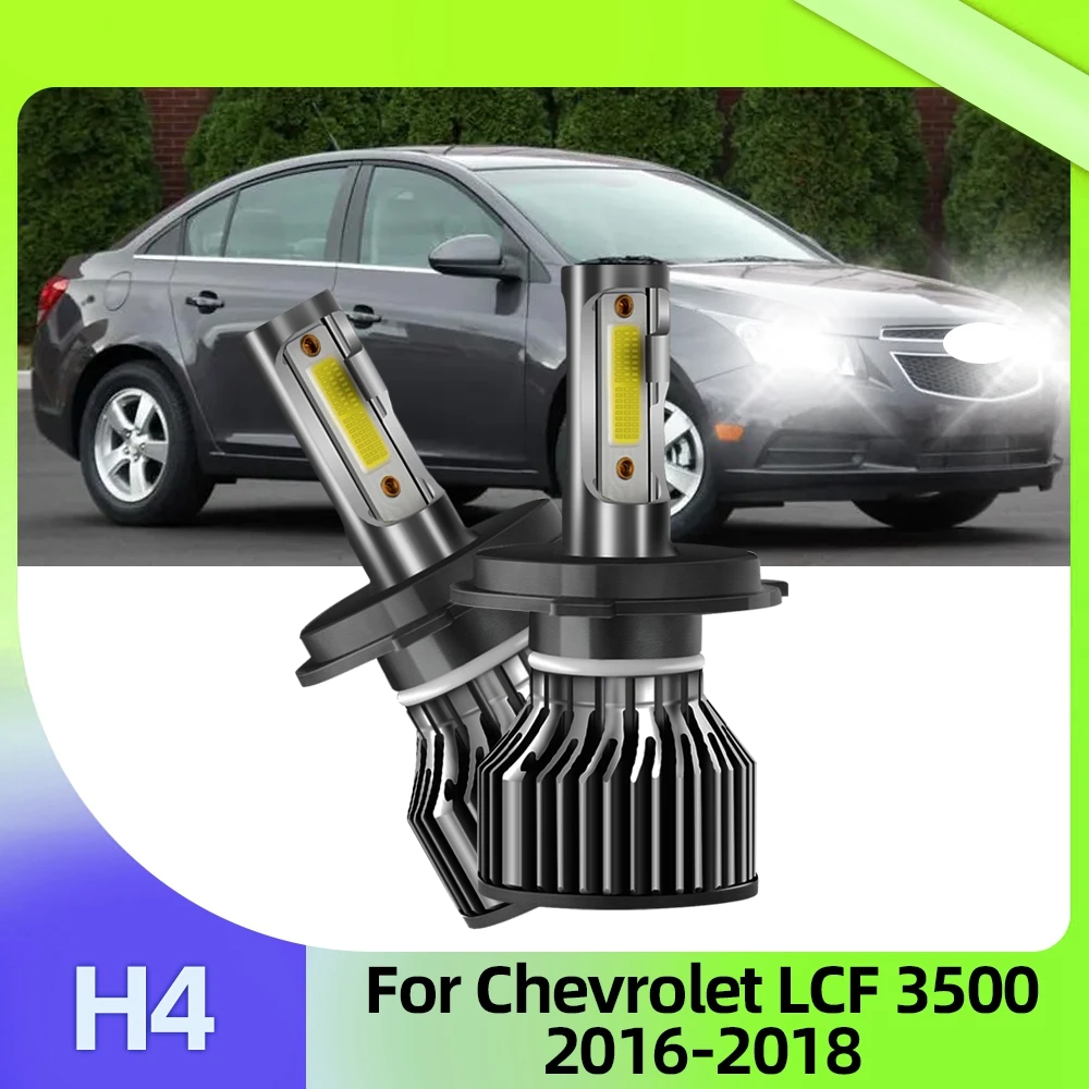 

LSlight, 2x фонари, лампы 72 Вт, автомобиль 6000K, белый для Chevrolet LCF 3500 2016 2017 2018, передние Автомобильные фонари, фонари