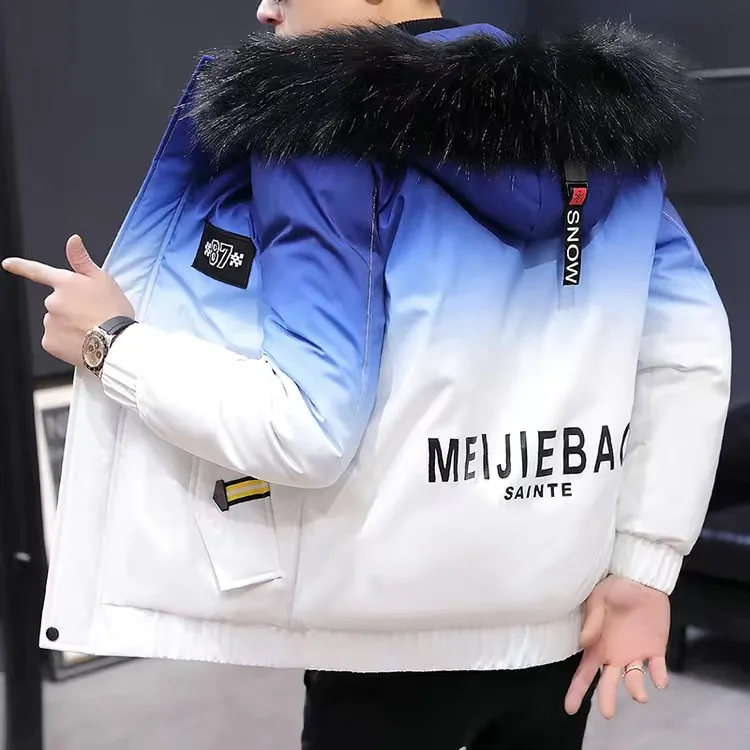 

Men Winter Long Parkas Cotton Padded Jackets Coats Jackets Men's Casual Fashion Slim Fit Coat