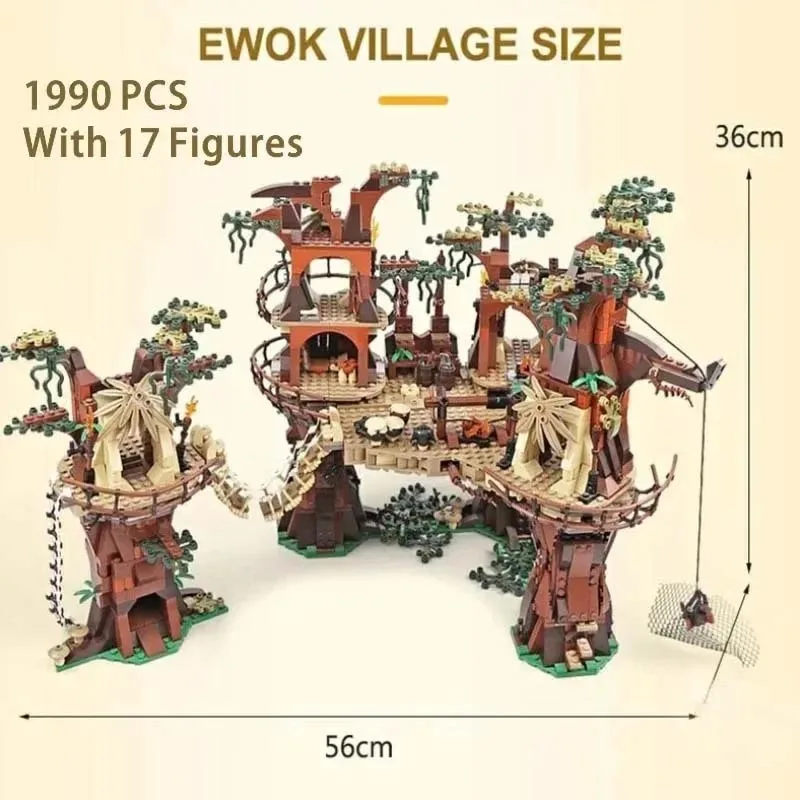 

The Ewok Village Building Blocks Bricks Model Toys Kid Birthday Christmas Gifts Compatible 10236 05047