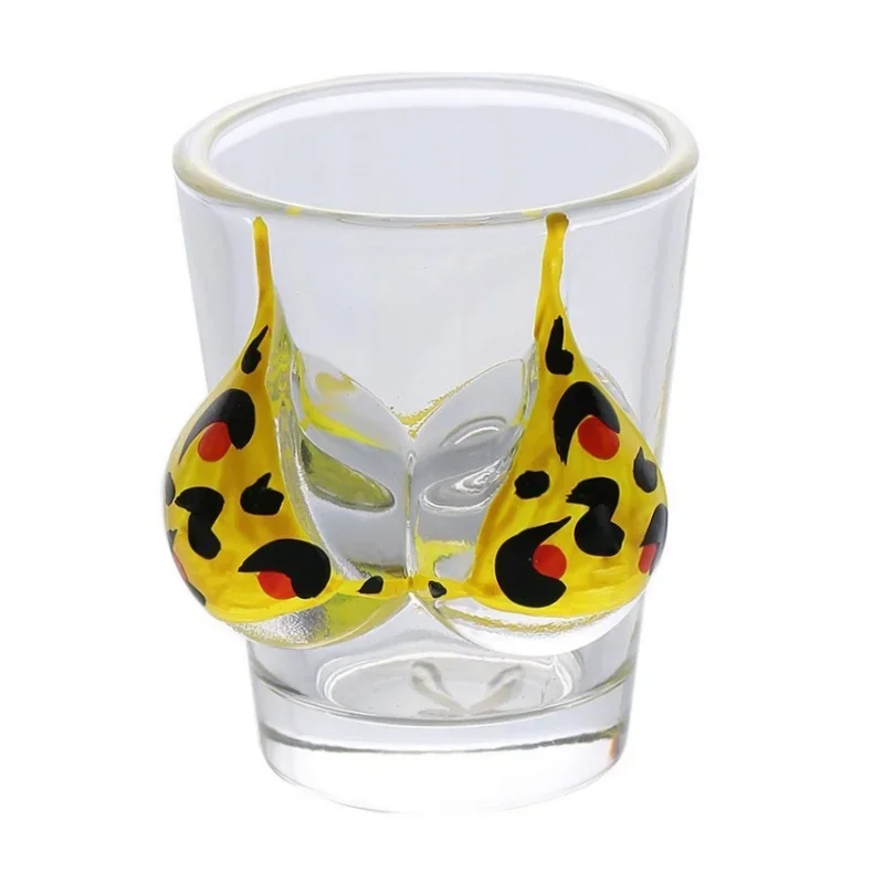 Creative Hand Painted Shot Glass 50ml Thickened Glass Vodka Shochu Cocktail Wine Home Bar Fashion Drinking Utensils wine glass,drinking glasses