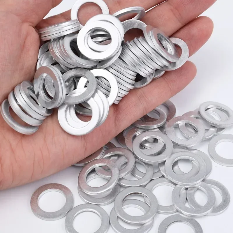 Aluminium Car Engine Bottom Oil Drain Seal Gasket 14 mm I.D. Screw Washers for Honda Accord CR-V CR-Z 9410914000 94109-14000
