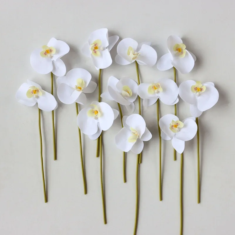 

Бабочка, искусственный цветок, свадебные искусственные латексные цветы на ощупь, украшение для дома, Цветочная композиция, аксессуары