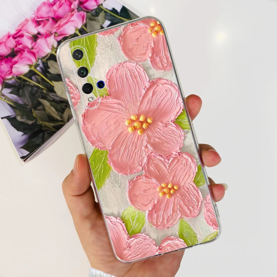 Stylish Painted Soft Silicone Phone Case Cover