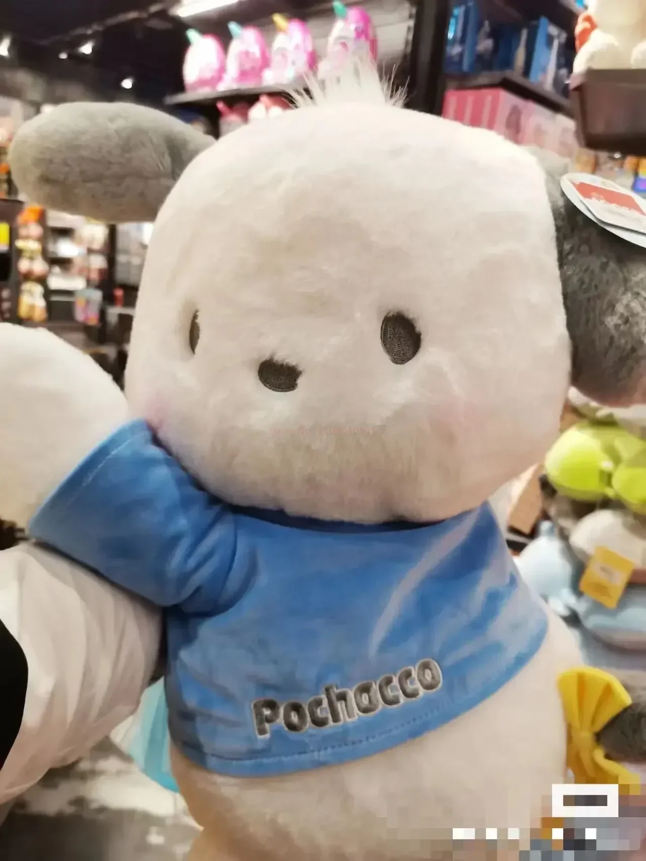 Sanrio Pochacco Plush Toys 50cm Large Size Pochacco Stuffed Plushie Doll Kawaii Anime Sofa Pillow Cushion Kids Toy Gift 5