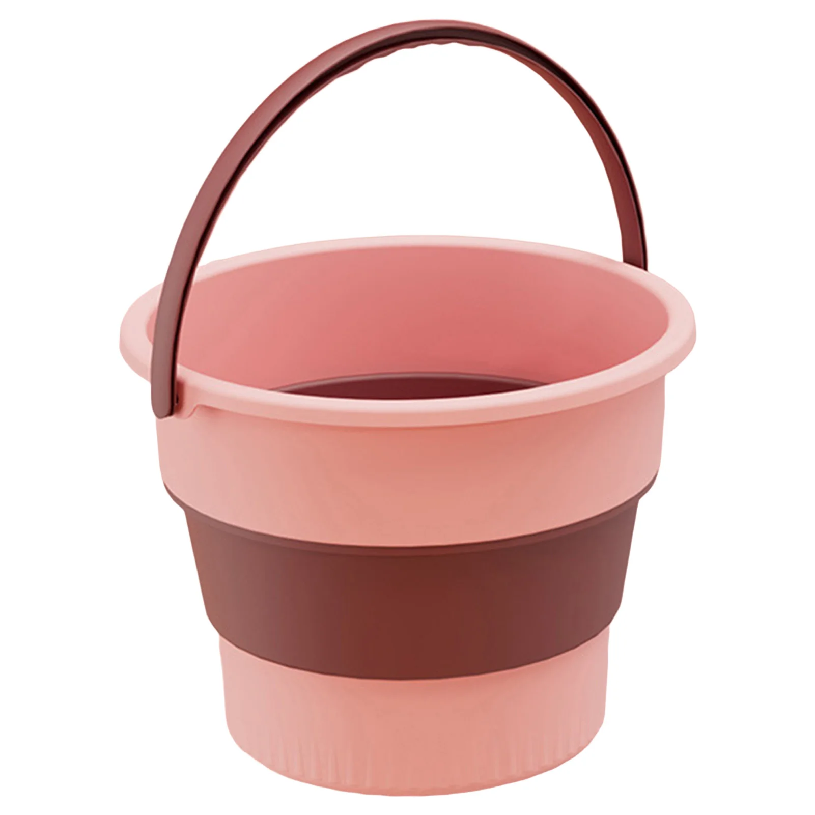 

Складная круглая Ванна с ручкой, объем 17 л, экономия места на открытом воздухе, для уборки дома, сада или кемпинга