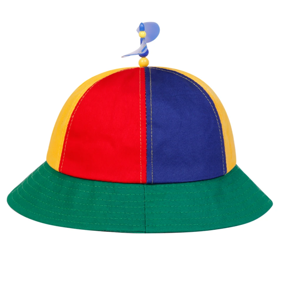 Unisex Multi Color Splicing Bucket Hat