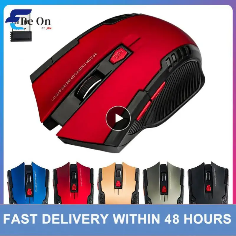 Mouse Da Gioco Mouse Wireless 1600Dpi 2.4Ghz Mouse Per Computer Wireless Mouse Da Gioco Mouse Ergonomico Per Computer Portatile