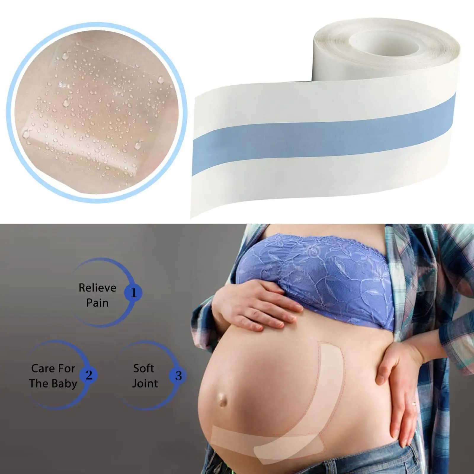 1meter Pregnancy Tape, Belly Support Tape, Abdominal Waist For Women