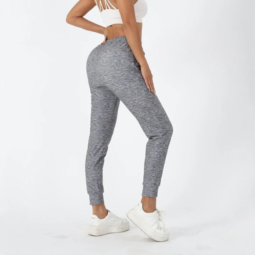 Casual Fitness Running Pants Women's Sporty Long Trousers Cuffed Versatile Active Wear Suitable for Skateboarding And More