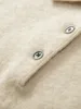 Lapel 100% Pure Cashmere Sweater Men's POLO Collar Knit Pullover Business Casual High-End Base Shirt Autumn New Loose Thick Tops 6
