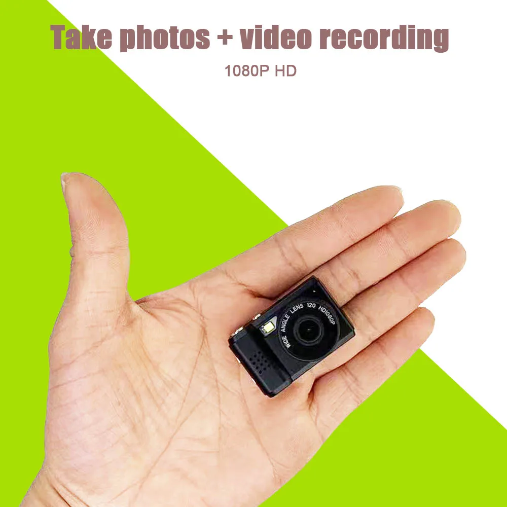 Mini Camera With Screen CMOS Indoor Home Outdoor 1080p Sports Portable Vintage V