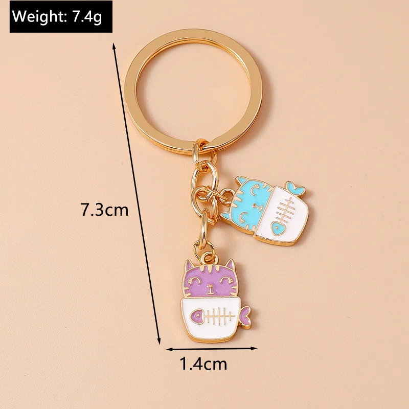 Aihua Cute Flower Red Heart Keychain For Women Men Girls Lovely Colorful Heart Keyrings Handbag Car Key Jewelry Accessories – Detail 14
