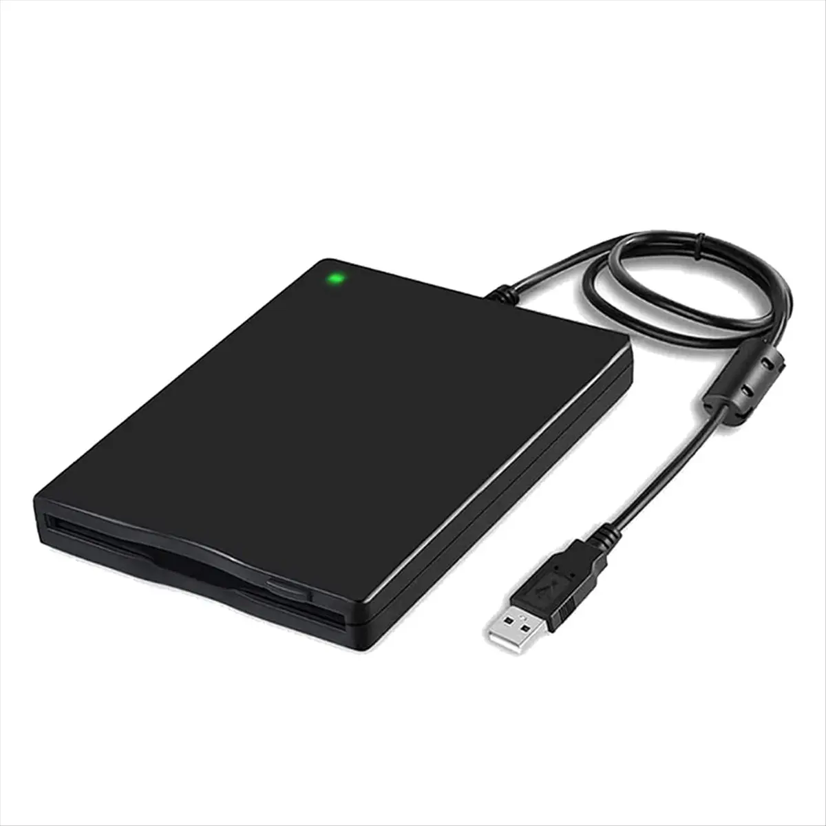 A14M USB 플로피 디스크 리더 드라이브 3.5인치 FDD 휴대용 1.44MB 외장 디스크 드라이브 (PC, 노트북, 데스크탑용)