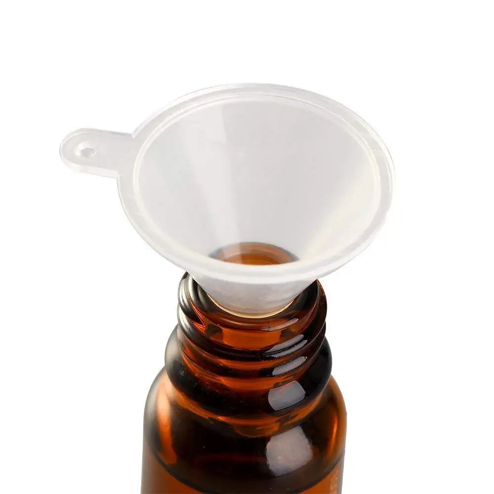 10Pcs Mini Funnel Filling Empty Bottle Packing Tool For Travel Plastic Mini Small Funnels For Perfume Liquid Essential 5