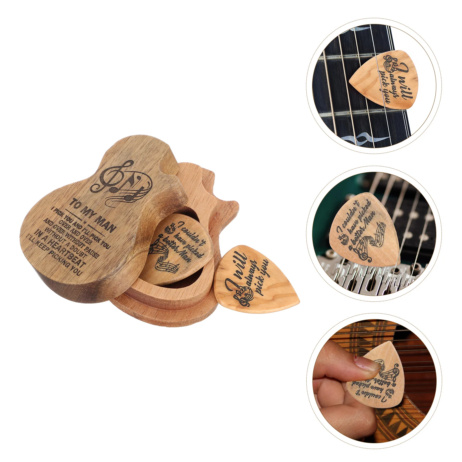 

Pick Box Picks Guitar Holder Case Guitar Pick Case Craft Exquisite Container