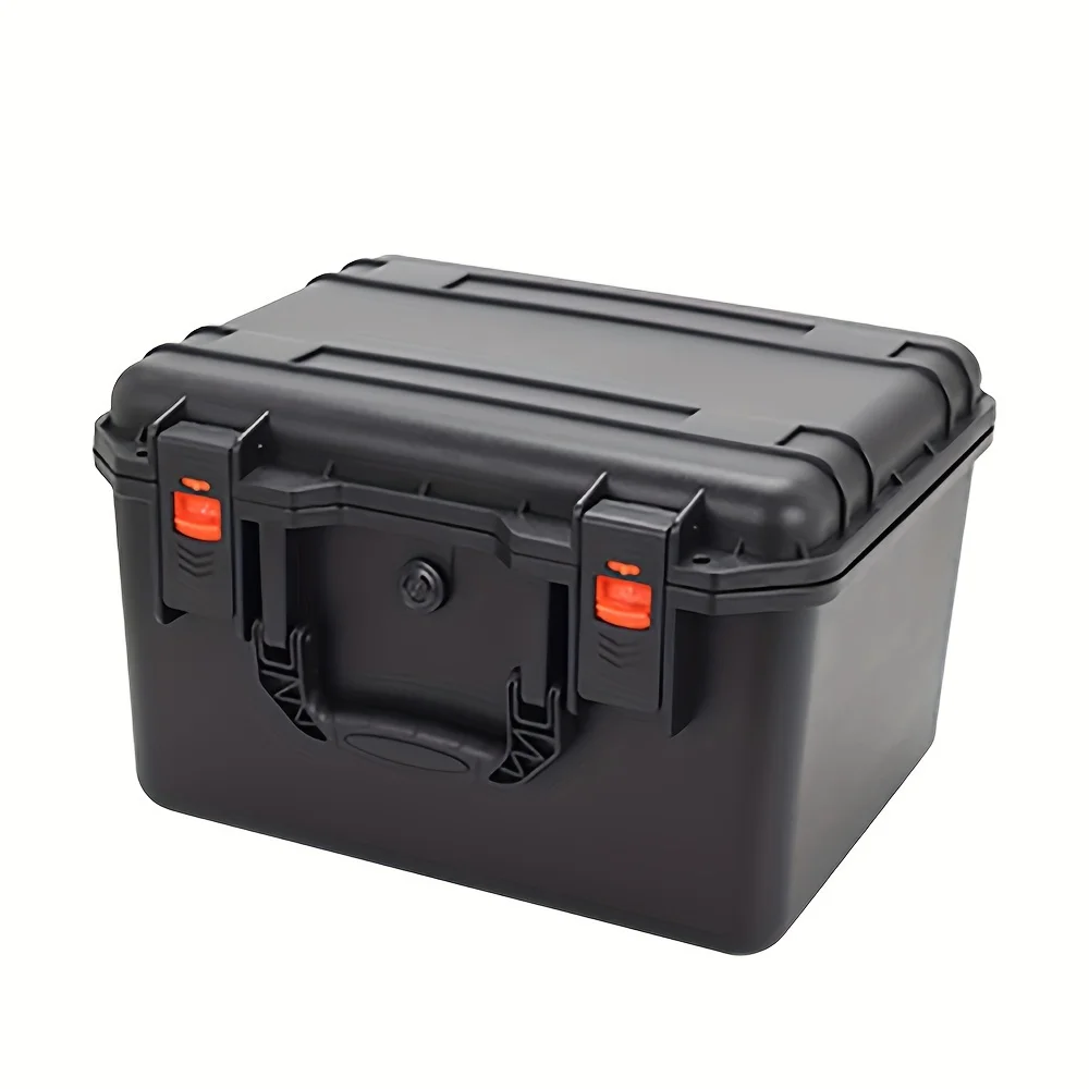 Durable Plastic Big Size Tool Box Waterproof Equipment Storage Case with Foam Insert Mult-Portable Lithium Battery Carrying Box 4