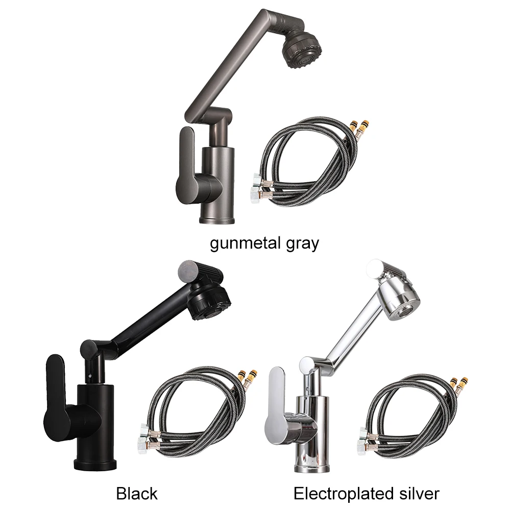 1080 Degree Swivel Faucet Robotic Arm Faucet 360 Degree Rotation Mechanical Arm Kitchen Faucet Bathroom Faucet for Kitchen Sink 2