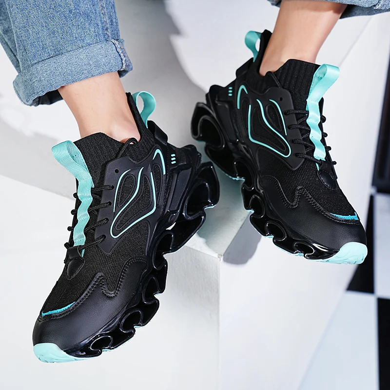 Men's Running Shoes High Quality Mesh Breathable Slow Running Shoes Men's Blade Comfortable Walking Sports Shoes