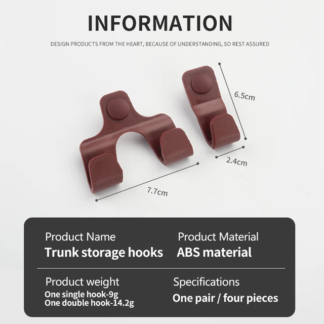 ل BMW F20 F30 F36 G20 G30 G32 F10 G01 G02 G05 X1X2X3X4X5X6 سيارة الخلفي الجذع تخزين السنانير السيارات التمهيد هوك المنظم اكسسوارات