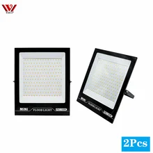 

2pcs/lot LED Floodlight Waterproof IP67 Outdoor Lighting 220V 10W 20W 30W 50W 100W 150W 200W Garden Spotlight Wall Flood light