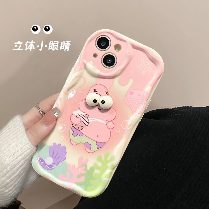 Custodia Personalaizer Per IPhone 12 / 12 Pro – Motivo SpongeBob Faccia Gialla – Cover In TPU Morbida E Trasparente – Stampata In Spagna