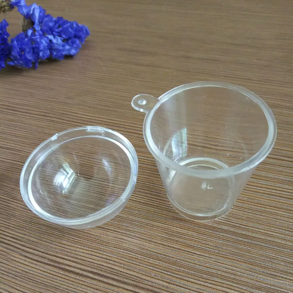 10Pcs Disposable Miniature Frappuccino Cup Home & Kitchen Ice Cream Cups Cover Lid Cake Decorating Plastic Baking Pastry Tools