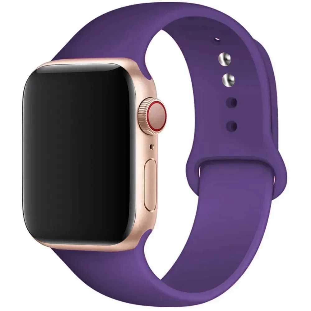 Premium Silicone Sport Band for Smartwatch - Vibrant & Durable Design for Everyday Wear