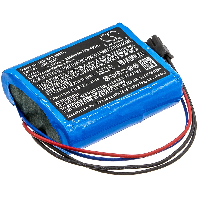 

Cameron Sino 2600mAh Battery For Kronos GS-1907 InTouch 9000 8609000-018