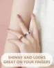 Pure Copper Ring 99.99% Pure Copper Magnetic Rings 4pcs Magnets Classic Adjustable Ring Anillo magnetico terapeutico 4