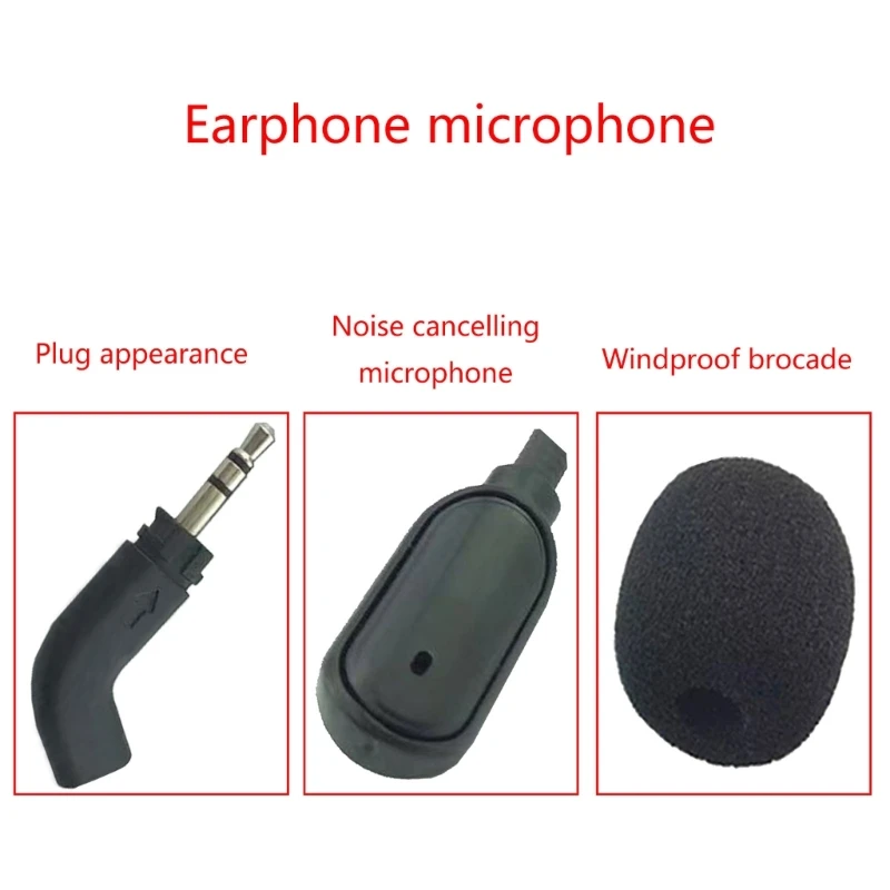 Game Mic Replacement for RECON Gamings Headsets, 3.5mm Microphones Boom with Cover