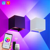 Tuya Outdoor LED Wall Lamp Smart Life APP Control Adjustable Angle RGBCCT Wall Lights,Work with Alexa Google Home