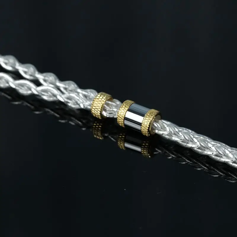 XINHS S06 8-strand high-purity silver plated palladium earphone