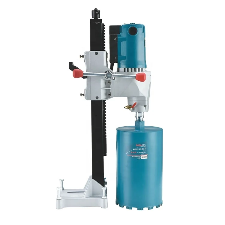 

Boda DW1-205E 3200w 205mm concrete heavy with stand safety clutch diamond core drilling machine