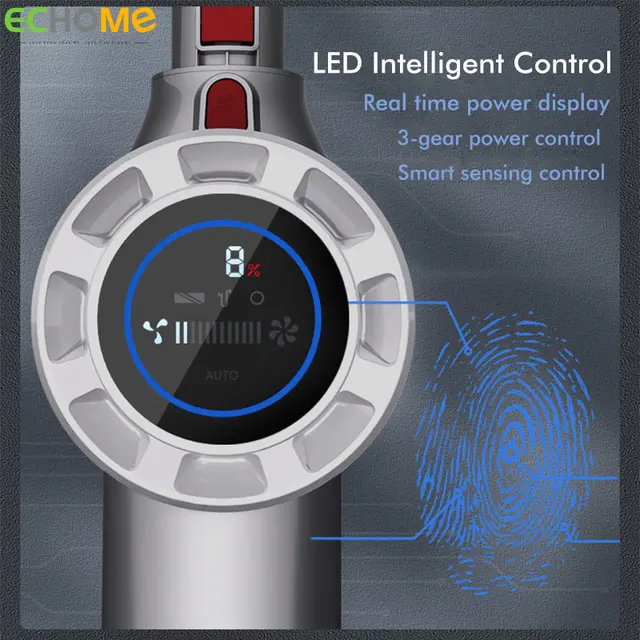 Echome V15 Kézi Porszívó 26Kpa 300W Power Housels Vezeték Nélküli Elektromos Néma Seprőgép Mopping Gép Új - Image 2