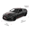 RASTAR BMW M4 CSL Sport Cars RC Car 1:16 Scale Remote Control Vehicle Car Model Auto Machine Toy Gift For Kids Adults 2