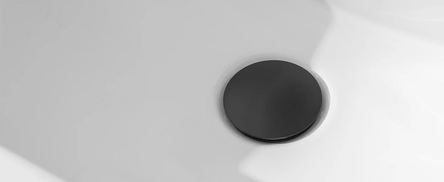 matte black drain